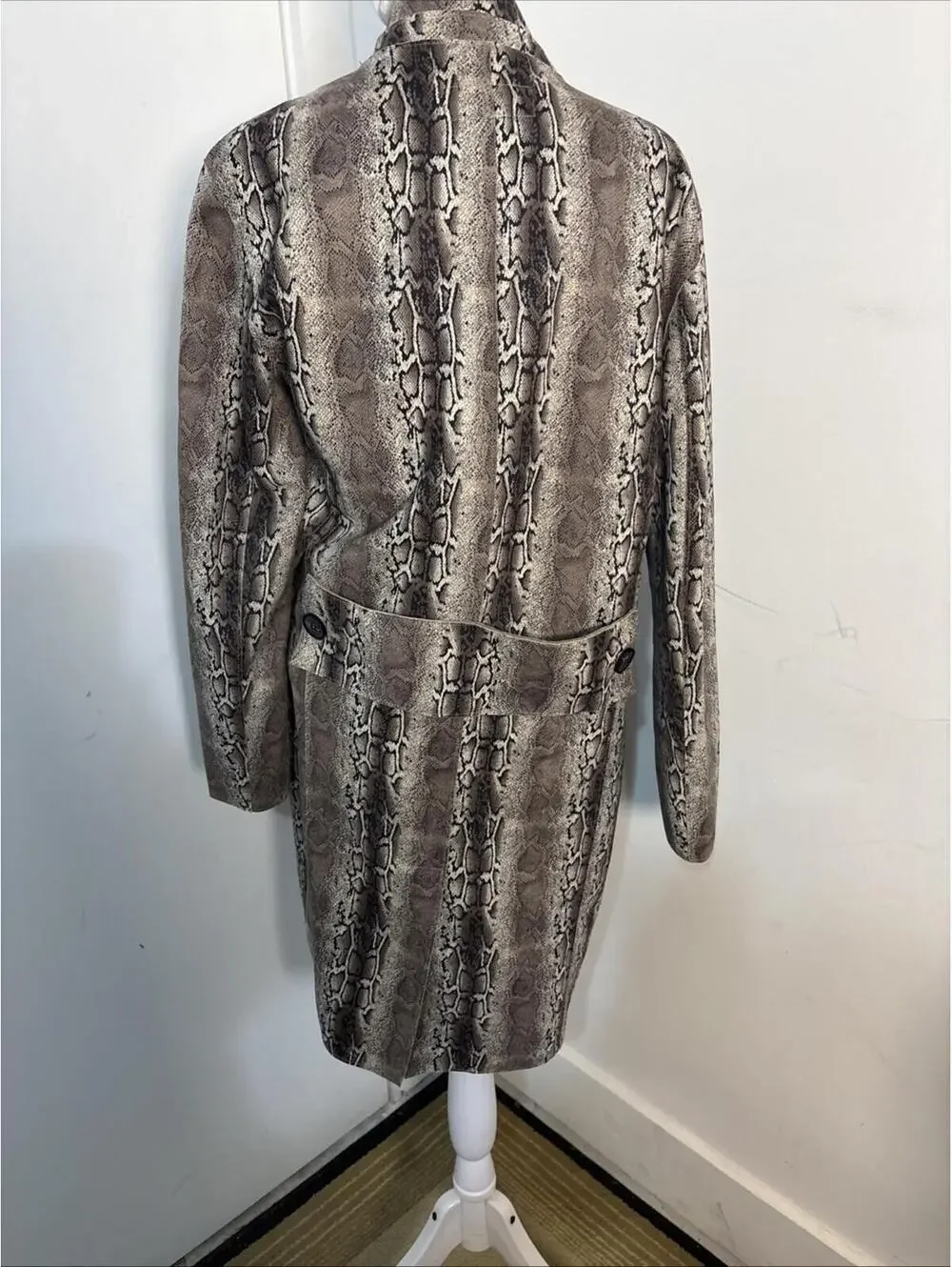 BlankNYC Snake Charmer Faux Suede‎ Jacket Coat Womens Size XS Brown Tan